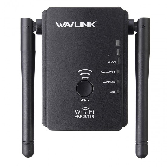 WS-WN578 2.4G 300Mbps Wireless Router Wifi Repeater Booster Extender 2x5dBi Antennas