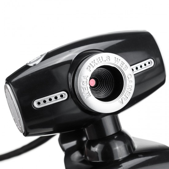 480P USB 2.0 CMOS Image Sensor Webcam with Microphone for Laptop Desktop