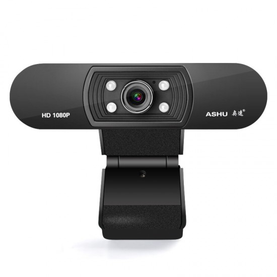 H800 1080P HD Widescreen Video Webcam Hdweb Camera with Built-In Hd Microphone for Laptop PC