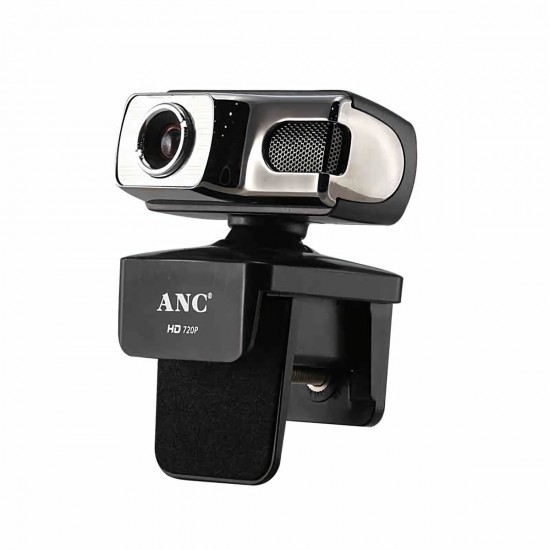 ANC HD 720P Webcam CMOS 30FPS 10 Million Pixels USB 2.0 HD USB Drive-free Camera Video Call Webcam with Microphone for Computer Notebook PC