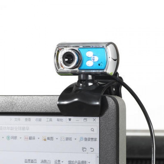 USBLaptop Camera 360-degree 500W Pixels 480P HD Resolution With Microphone For Notebook