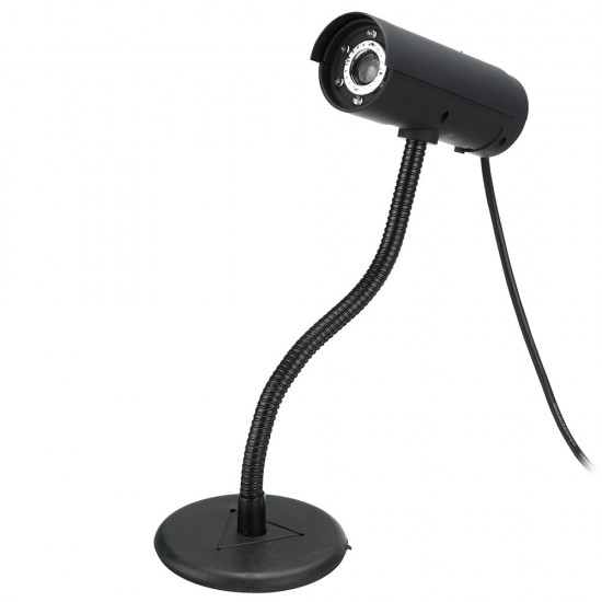 HD 480P Webcam CMOS 30FPS 12 Million Pixels USB 2.0 Drive-free Web Camera with Microphone for Desktop Computer Notebook PC