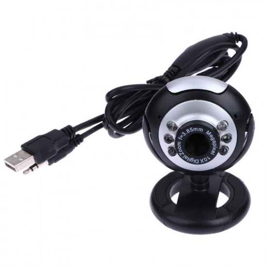 HD Video Webcam Web Camera USB 2.0 Kamepa Digital Cameras with Built-in Sound Microphone for Computer Laptop