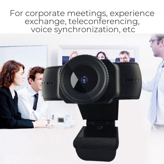 Webcam 1080P USB Video Gamer Camera PC Full HD Web Cam Built-in Microphone for Youtube Web Camera