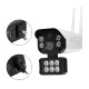 10 LEDS 300W WiFi Wireless Security IP Camera Monitor Full Color Night Vision