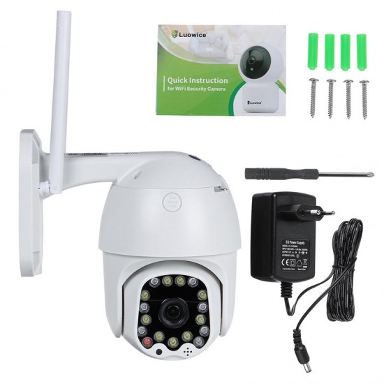 1080P 2MP PTZ WIFI IP Camera Security 17LED CCTV Auto Tracking Outdoor Waterproof 1080P 2MP PTZ WIFI IP Camera Security 17LED CCTV Auto Tracking Outdoor Waterproof