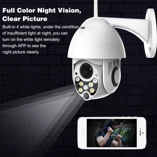 1080P 2MP Wireless Waterproof WIFI IP Security Camera Intercom Night Vision CCTV ONVIF Protocol AP Hotspot