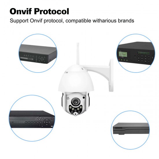 1080P 2MP Wireless Waterproof WIFI IP Security Camera Intercom Night Vision CCTV ONVIF Protocol AP Hotspot 1080P 2MP Wireless Waterproof WIFI IP Security Camera Intercom Night Vision CCTV ONVIF Protocol AP Hotspot