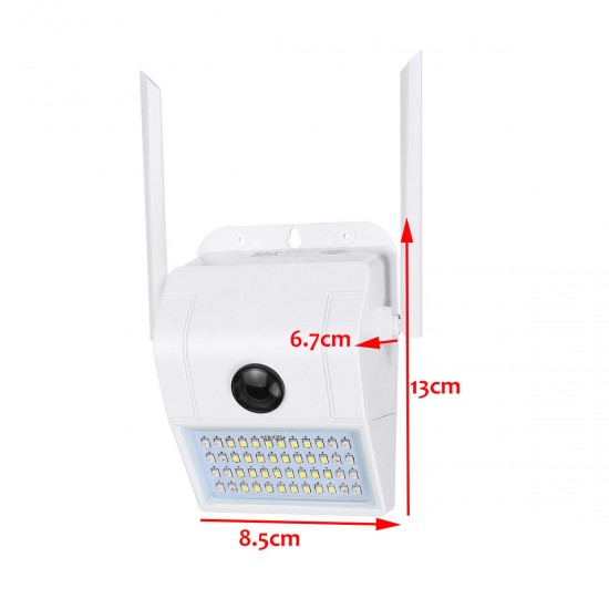 1080P 3.0MP Wifi Security Camera Wireless LED Wall Light Spotlight Waterproof Garden Lamp