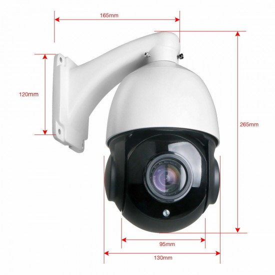1080P 30X Zoom POE 2.0MP PTZ Wired Camera System Pan/Tilt Speed Dome Camera Audio Waterproof Home Security Cameras 1080P 30X Zoom POE 2.0MP PTZ Wired Camera System Pan/Tilt Speed Dome Camera Audio Waterproof Home Security Cameras