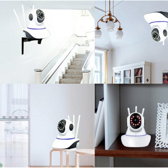 1080P 360° Panoramic Wireless Wifi Security IP Camera Monitor Night Vision CCTV 1080P 360° Panoramic Wireless Wifi Security IP Camera Monitor Night Vision CCTV