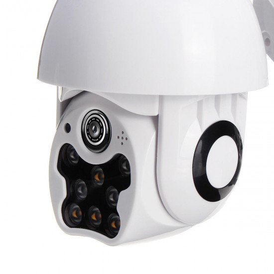 1080P 8 Lamp LED 2MP Wifi IP Camera Dome Two Way Audio Monitor HD Night Vision CCTV Outdoor Camera