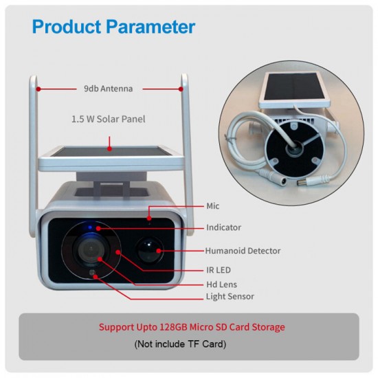 1080P Full HD Camera Outdoor Waterproof Security WiFi Wireless Battery IR Monitor 1080P Full HD Camera Outdoor Waterproof Security WiFi Wireless Battery IR Monitor