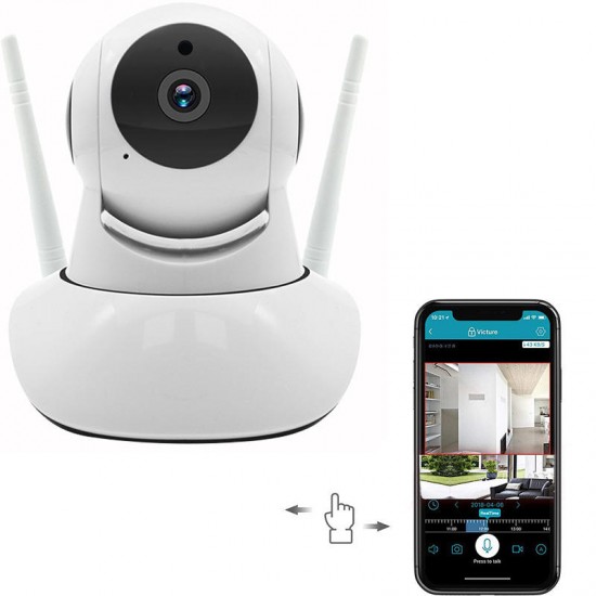 1080P HD 2MP Wireless Wifi IP Camera CCTV Security Night Vision Webcam Pan/Tilt 2 Way Audio 1080P HD 2MP Wireless Wifi IP Camera CCTV Security Night Vision Webcam Pan/Tilt 2 Way Audio