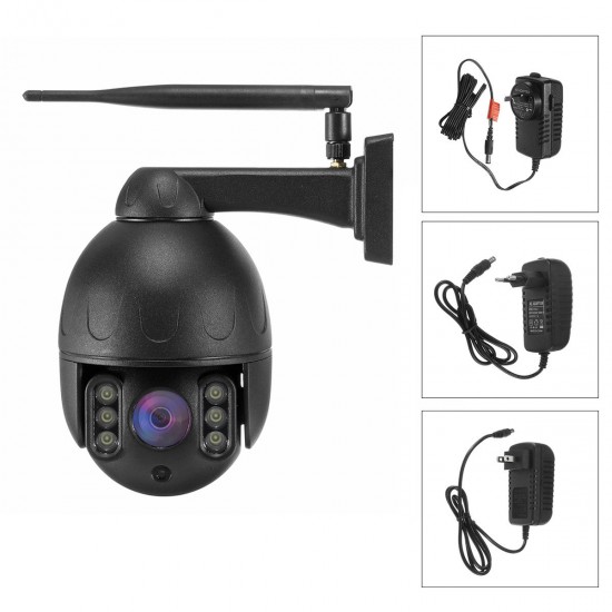 1080P HD 360° PTZ IP Camera IR Speed Dome Camera 2.0MP Waterproof Indoor Outdoor 1080P HD 360° PTZ IP Camera IR Speed Dome Camera 2.0MP Waterproof Indoor Outdoor