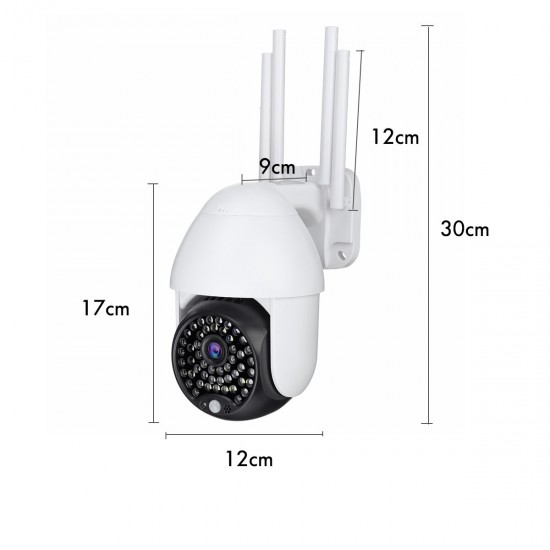 1080P HD IP CCTV Camera Surveillance Outdoor Wi-Fi PTZ 5MP 50LED Security IR Camera 1080P HD IP CCTV Camera Surveillance Outdoor Wi-Fi PTZ 5MP 50LED Security IR Camera