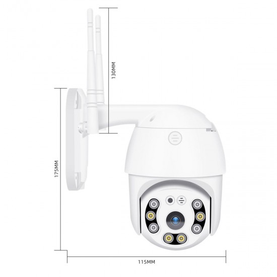 1080P HD IP CCTV Camera Waterproof Outdoor Night Vision WiFi PTZ Security Wireless IP NVR Camera