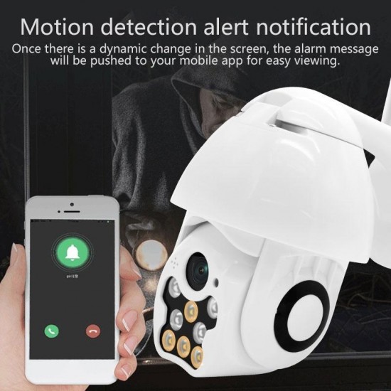 1080P HD IP Camera WiFi Wireless Waterproof Security Outdoor Surveillance Night Vision