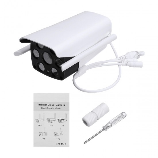 1080P HD WiFi IP Camera IP65 Waterproof Infrared 12V Wireless IR Security Camera with Speaker 1080P HD WiFi IP Camera IP65 Waterproof Infrared 12V Wireless IR Security Camera with Speaker
