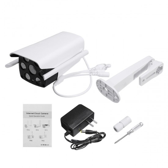 1080P HD WiFi IP Camera IP65 Waterproof Infrared 12V Wireless IR Security Camera with Speaker 1080P HD WiFi IP Camera IP65 Waterproof Infrared 12V Wireless IR Security Camera with Speaker