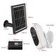 1080P Security Wifi IP Camera Rechargeable Battery + Solar Panel Power Charging