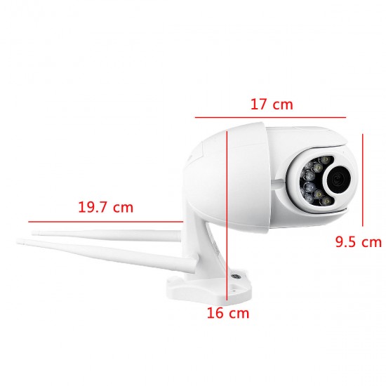 1080P Smart WiFi IP Camera PTZ Monitoring Dual Light Sources Motion Detect Waterproof 1080P Smart WiFi IP Camera PTZ Monitoring Dual Light Sources Motion Detect Waterproof
