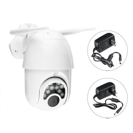 1080P Smart WiFi IP Camera PTZ Monitoring Dual Light Sources Motion Detect Waterproof