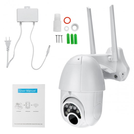 1080P WIFI IP Camera 10 LED Camera HD Outdoor Waterproof Wifi Smart Ball Machine with Power Monitoring Camera Security Network Camera 1080P WIFI IP Camera 10 LED Camera HD Outdoor Waterproof Wifi Smart Ball Machine with Power Monitoring Camera Security Network Camera