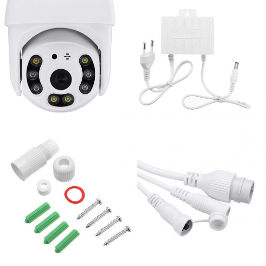 1080P WIFI IP Camera WHITE Wireless Outdoor CCTV HD Home Security Network IR Camera