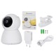 1080P Wifi IP Baby Camera H.265 Camera Cloud Storage Free PTZ & Wide Angle Motions Detection Camera