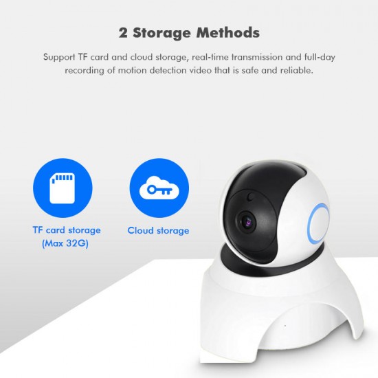 1080P Wired/Wireless Security Wifi IP Camera Pan/Tilt Night Vision CCTV Camera System