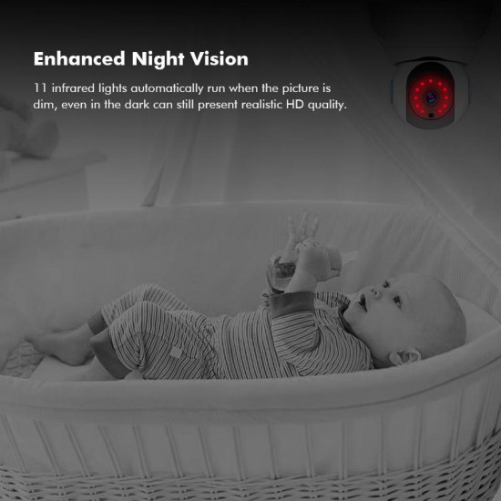 1080P Wired/Wireless Security Wifi IP Camera Pan/Tilt Night Vision CCTV Camera System 1080P Wired/Wireless Security Wifi IP Camera Pan/Tilt Night Vision CCTV Camera System