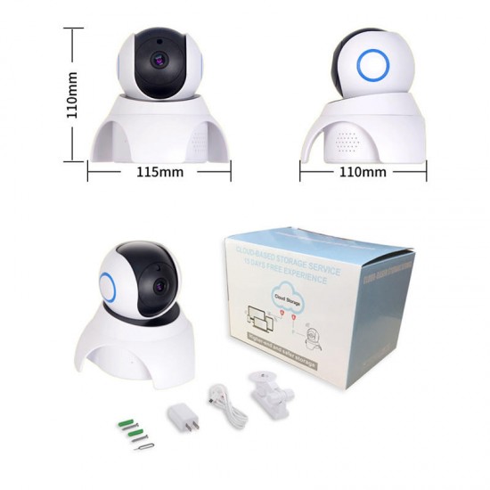 1080P Wired/Wireless Security Wifi IP Camera Pan/Tilt Night Vision CCTV Camera System