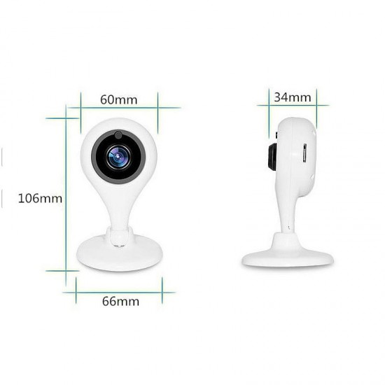 1080P Wireless 360° Surveillance Panoramic IP Camera Monitor Smart Home Baby Pet Security