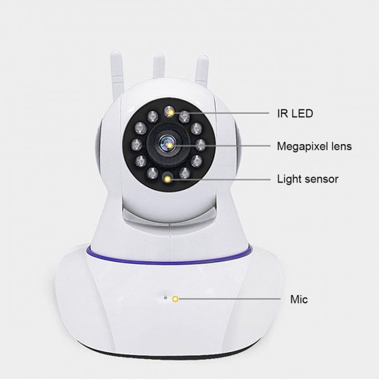 1080P Wireless Full HD IP Camera Home CCTV Security System Network Night Vision 1080P Wireless Full HD IP Camera Home CCTV Security System Network Night Vision