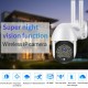 122LED 1080P PTZ Security WIFI Camera Waterproof Outdoor Wireless IP CCTV IR Camera