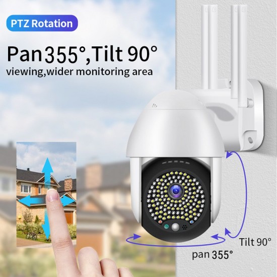 122LED 1080P PTZ Security WIFI Camera Waterproof Outdoor Wireless IP CCTV IR Camera 122LED 1080P PTZ Security WIFI Camera Waterproof Outdoor Wireless IP CCTV IR Camera