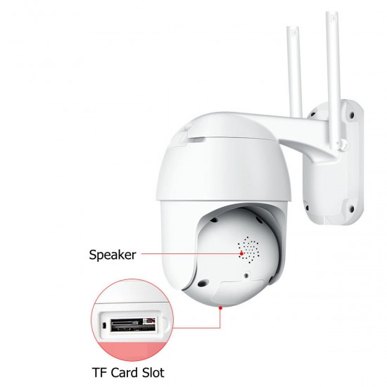 17 LED 1080P WIFI HD 5.0MP IP Surveillance Camera Wireless Outdoor CCTV HD Security Camera