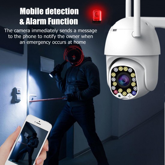 17 LED 1080P WIFI HD 5.0MP IP Surveillance Camera Wireless Outdoor CCTV HD Security Camera 17 LED 1080P WIFI HD 5.0MP IP Surveillance Camera Wireless Outdoor CCTV HD Security Camera