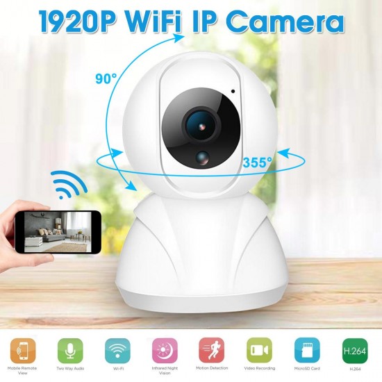 1920P/1080P/960P Wireless WiFi IP Security Camera Night Vision ONVIF Home Security System