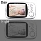 2 Way Talk Camera 3.2inch Digital Wireless Baby Monitors Night Vision Video Audio Camera