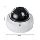 2MP POE IP Dome Camera 1080P Waterproof IP67 Night Vision IR30m Outdoor Security