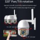 32 Light Ball Machine Wireless Wifi IP Camera Sound and Light Alarm Two-way Voice Outdoor Waterproof