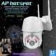 360 Degree 4LEDs Light IR Night Vision IP Camera Dual Antenna Support AP Hotspot Waterproof Outdoor PTZ Camera