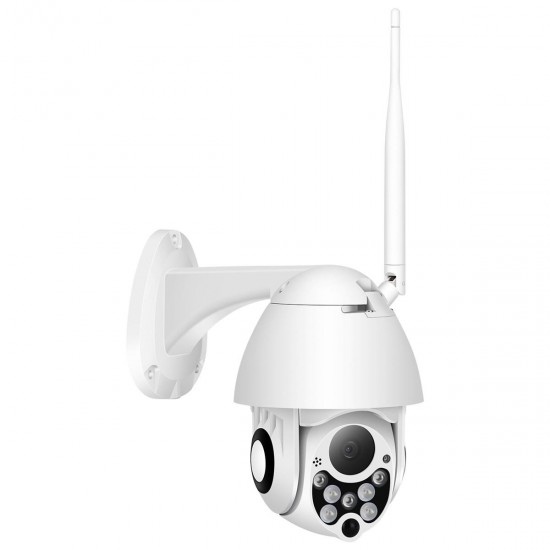 4X ZOOM 1080P FHD 360° PTZ WIFI IP Camera Infrared Night Vision Motion Detecting Two Way Voice