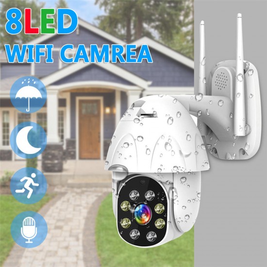 5X Digital Zoom 1080P PTZ WiFi IP Camera Outdoor Speed Dome Wireless Security Camera Pan TiltNetwork Surveillance CCTV