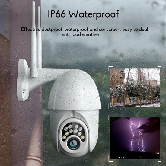 5X Zoom 1080P Wireless Wifi IP Camera System Outdoor CCTV Waterproof PTZ Security Camera ONVIF