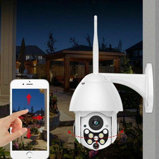 5X Zoom Pan Tilt 2MP HD WiFi IP Security Camera 7 LEDs Infrared Night Vision Outdoor Waterproof 5X Zoom Pan Tilt 2MP HD WiFi IP Security Camera 7 LEDs Infrared Night Vision Outdoor Waterproof