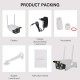 6 LEDs Full Color HD 1080P WiFi PTZ Camera Wireless CCTV IP Camera Outdoor IP66 Waterproof Security Night Vision Monitor 6 LEDs Full Color HD 1080P WiFi PTZ Camera Wireless CCTV IP Camera Outdoor IP66 Waterproof Security Night Vision Monitor