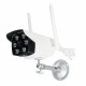 6LED Wireless IP Camera 1080P Dual Light Source Webcam Two-Way Voice Outdoor Waterproof Camera